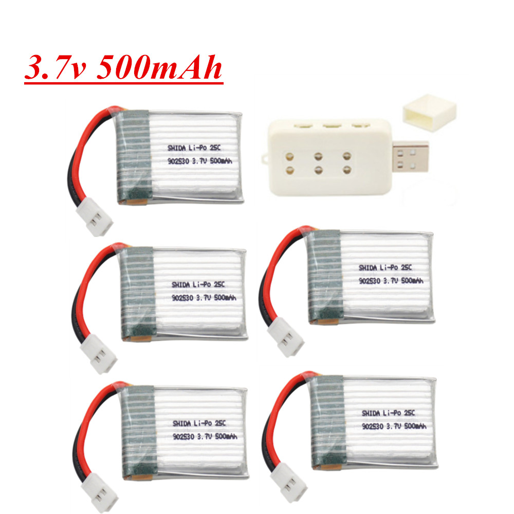 Rc Helicopter Coaxial - 3.7V 500mAh 25C LiPo Battery with