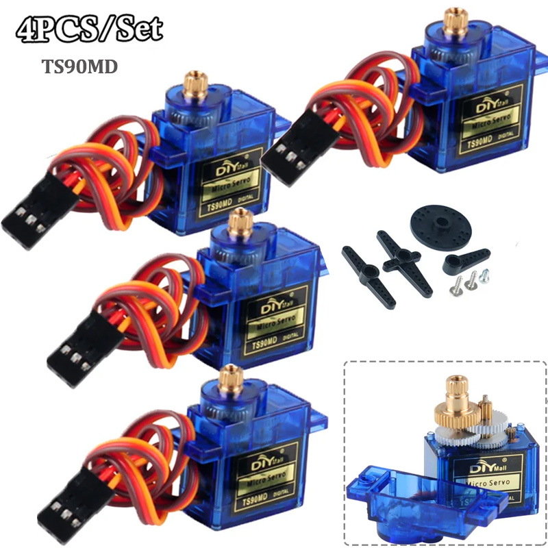 4Pcs TS90MD Micro Digital Serv - Rc Helicopter Parts recension och pris