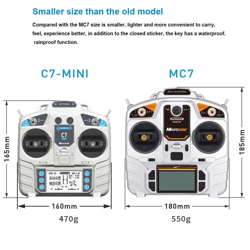 MicroZone MC7 Controller C7 MI - Rc Helicopter Mini recension och pris