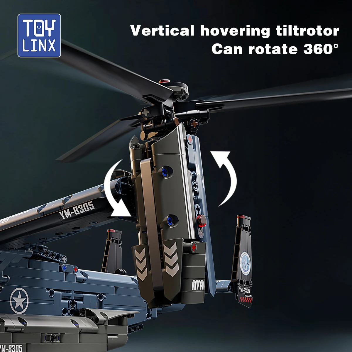 Military V-22 Osprey Tiltrotor - Jjrc Drone X12 recension och pris