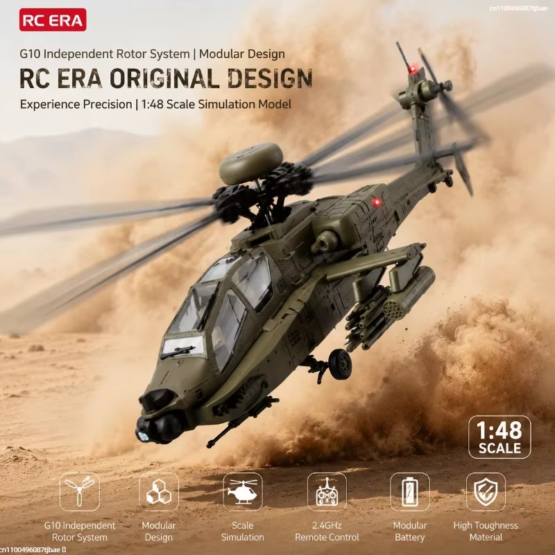 In Stock Hot RC Era AH-64D Apa - Rc Helicopter Single Rotor recension och pris